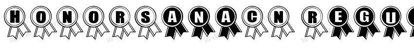 HONORSanaCN Regular字体转换 HONORSanaCN Regular字体转换